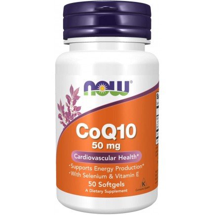 NOW-03192 - CoQ10 50 mg 50 Softgels в категория Витамини. CoQ10 50 мг + Vitamin