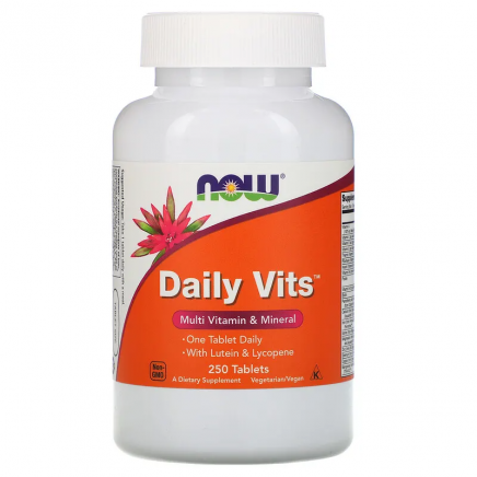 NOW-03771 - Daily Vits 250 Tablets в категория Мултивитамини. Daily Vits