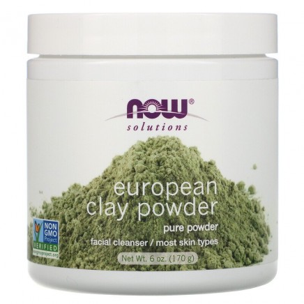 NOW-08150 - European Clay Powder 170 g в категория За суха кожа. European Clay