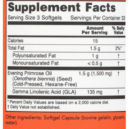 NOW-01750 - Evening Primrose Oil 500 mg 100 Softgels в категория Имунна
