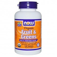 Fruit & Greens Organic 1000 мг 120 таблетки