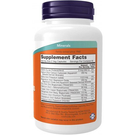 NOW-01544 - Full Spectrum Mineral 120 Veg Caps в категория Минерали.