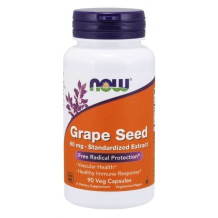 Мнения и ползи от Grape Seed Antioxidant 60 мг 90 веге капсули четете в Zdrave365.com NOW-03252 - Grape Seed 60 mg Standardized Extract 90 Veg Capsules в категория