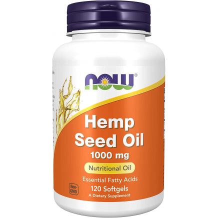NOW-01799 - Hemp Seed Oil 1000 mg 120 Softgels в категория Анти ейдж