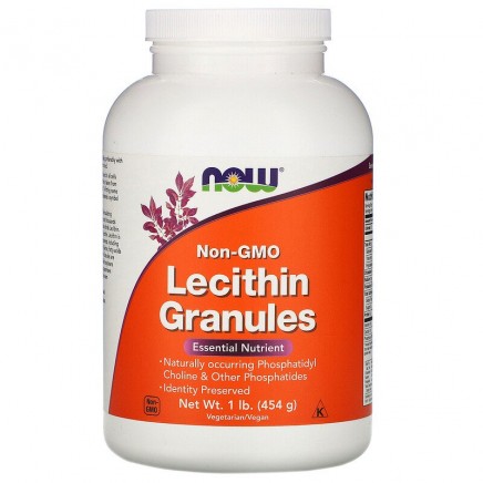 NOW-02260 - Lecithin Granules Non-GMO 454 g в категория Омега 3-6-9. Соев