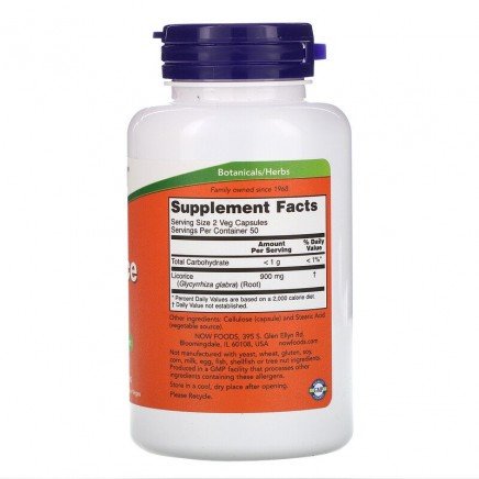 NOW-04718 - Licorice Root 450 mg 100 Veg Capsules в категория Ревматизъм.