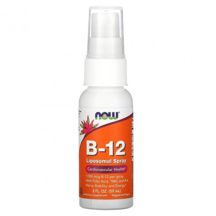 NOW-03910 - Vitamin B-12 1000 mcg Liposomal Spray 59 ml в категория Витамини.
