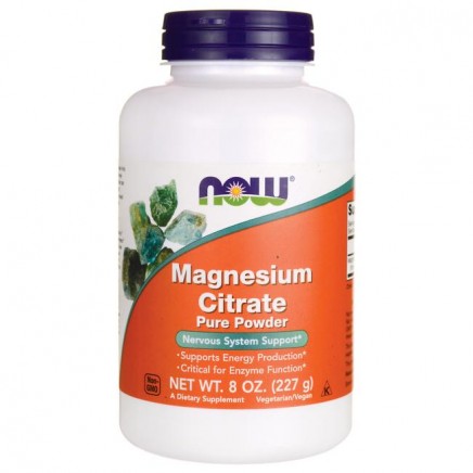 Мнения и ползи от Magnesium Citrate Pure Powder 227 гр четете в Zdrave365.com NOW-01295 - Magnesium Citrate Pure Powder 227 g в категория Минерали. Magnesium