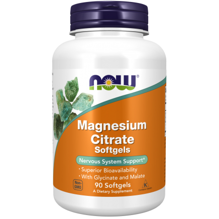 NOW-01297 - Magnesium Citrate 90 Softgels в категория Минерали. Magnesium Citrate