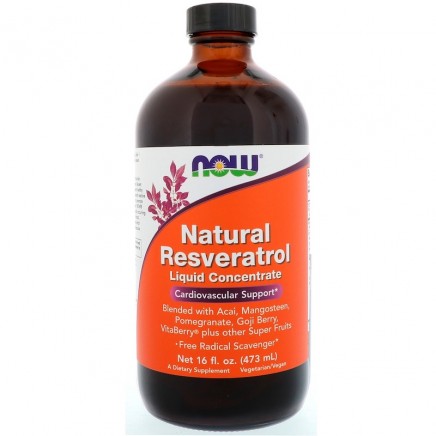 NOW-03358 - Natural Resveratrol Liquid Concentrate 473ml в категория
