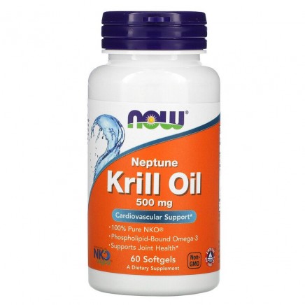 NOW-01625 - Neptune Krill Oil 500 mg 60 Softgels в категория Атеросклероза.