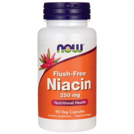NOW-00483 - Flush-Free Niacin 250 mg 90 Veg Capsules в категория Витамини.