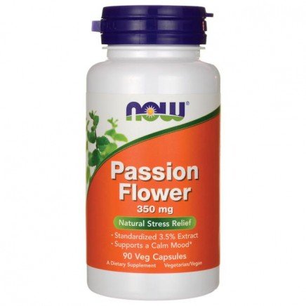 NOW-04763 - Passion Flower 350 mg 90 Veg Capsules в категория Менопауза. Passion