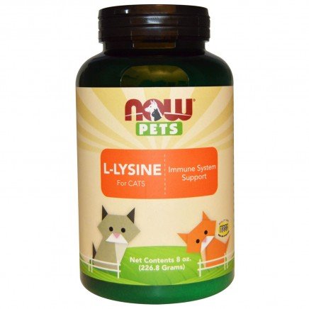 NOW-04450 - PET L-Lysine Powder For Cats 226,8​ g в категория