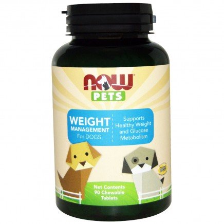 NOW-04302 - PET Weight Management 90 Chewable Tablets в категория За Домашни