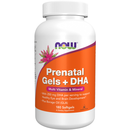 NOW-03811 - Prenatal + DHA 180 Softgels в категория Мултивитамини.