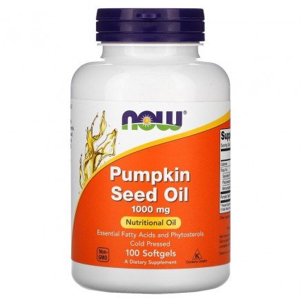NOW-01840 - Pumpkin Seed Oil 1000 mg 100 Softgels в категория Сърдечно