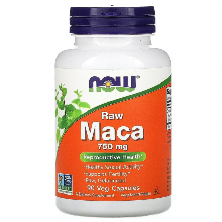 NOW-04777 - Raw Maca 750 mg 90 Veg Capsules в категория Сърдечно-съдово