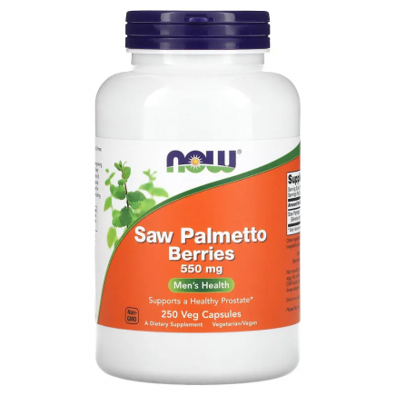 NOW-04748 - Saw Palmetto Berries 550 mg 250 Veg Capsules в категория Аритмия.
