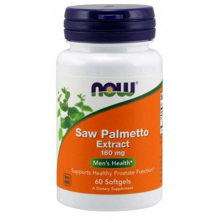 NOW-04740 - Saw Palmetto Extract 160 mg 60 Softgels в категория Импотентност
