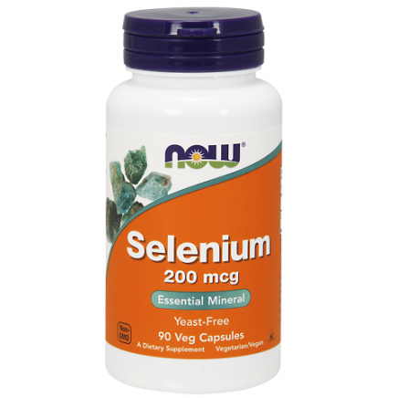 NOW-01485 - Selenium 200 mcg 90 Veg Capsules в категория Минерали. Selenium 200