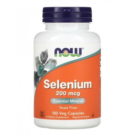 NOW-01486 - Selenium 200 mcg 180 Veg Capsules в категория Минерали. Selenium 200