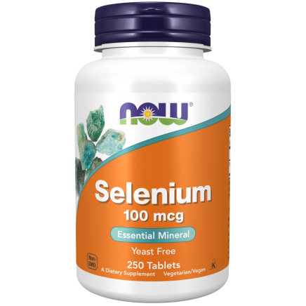 NOW-01482 - Selenium Yeast-Free 100 mcg 250 Tablets в категория Минерали.