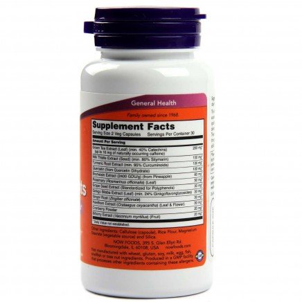 Мнения и ползи от Super Antioxidants 60/120 веге капсули четете в Zdrave365.com NOW-03320 - Super Antioxidants 60 Veg Capsules в категория Холестерол. Super