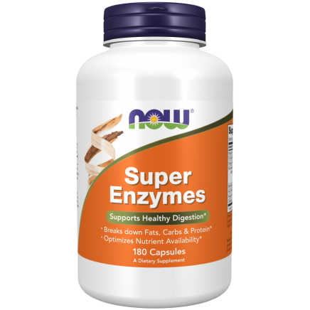 NOW-02964 - Super Enzymes 180 Capsules в категория Здраве на Дебелото