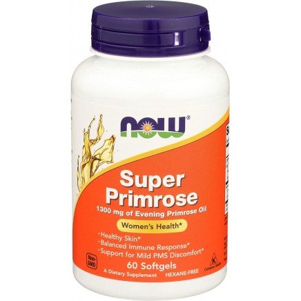 NOW-01755 - Super Primrose 1300 mg of Evening Primrose Oil 60 Softgels в категория