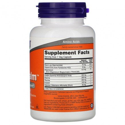 NOW-00155 - True Calm 90 Veg Capsules в категория Хронична Умора. True Calm
