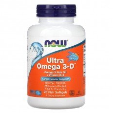 Ultra Omega 3-D 90/180 гел-капсули