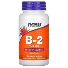 Витамин B-2 (Riboflavin) 100 мг 100 веге капсули