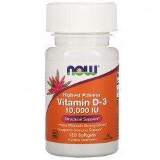 Vitamin D-3 10,000 IU 120 гел-капсули