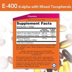 Vitamin E-400 + Selenium 100 гел-капсули Vitamin E-400 + Selenium 100 гел-капсули