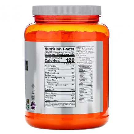 NOW-02166, NOW-02159, NOW-02174 - Whey Protein Isolate Powder 2268 g в категория
