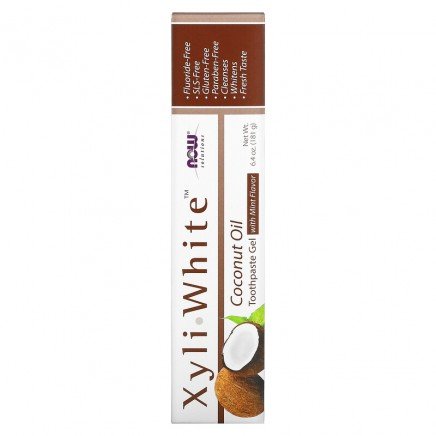 NOW-08102 - Xyli-White Coconut Oil Toothpaste Gel 181 g в категория Зъби и
