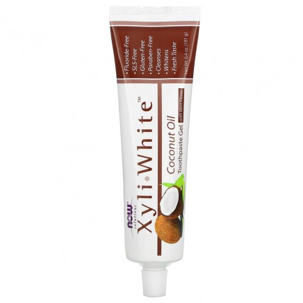 NOW-08102 - Xyli-White Coconut Oil Toothpaste Gel 181 g в категория Зъби и