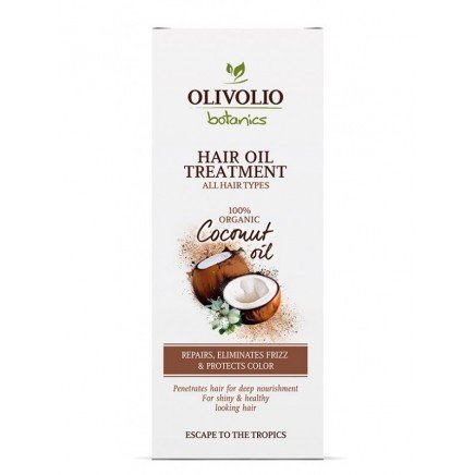 - Hair Oil Treatment With 100% Organic Coconut Oil 90 ml в категория Козметика