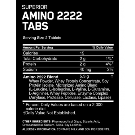 OPRN-986876 - Superior Amino 2222 160 Tablets в категория Аминокиселини.