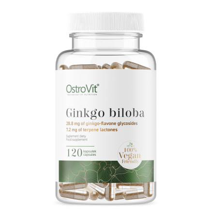 OST-225532 - Ginkgo Biloba 120 mg 120 Vege Capsules в категория Мозъчна