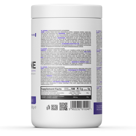 OST-611533, OST-610246 - Glutamine Powder 500 g в категория Аминокиселини.