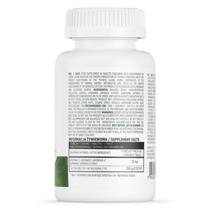 OST-224795 - Kelp 200 mcg 250 Tablets в категория Щитовидна Жлеза. Kelp 200
