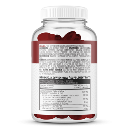 Мнения и ползи от Krill Oil 500 мг 60 капсули четете в Zdrave365.com OST-222524 - Krill Oil 500 mg 60 Capsules 41 g в категория Омега 3-6-9. Krill Oil