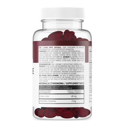 OST-224092 - Lutein Forte 60 Softgels в категория Растителни
