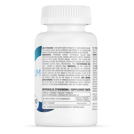 OST-610970 - Potassium 350 mg 90 Tablets в категория Минерали. Potassium 350 мг