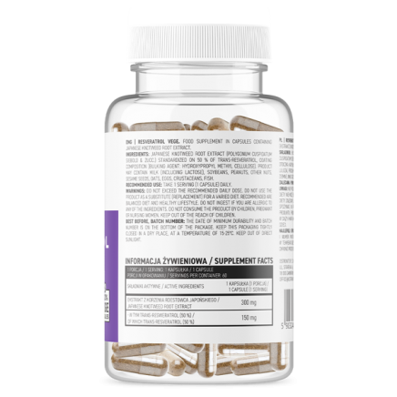 OST-227208 - Resveratrol (Trans-resveratrol) 150 mg 60 Vege Capsules в категория