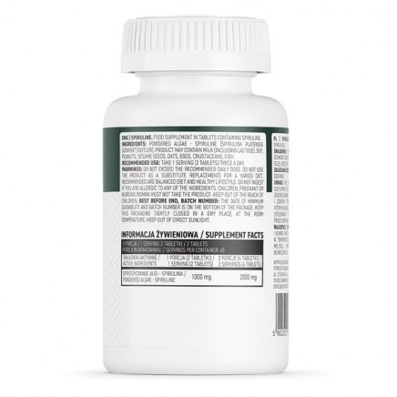 OST-619331 - Spiruline 500 mg 90 Tablets в категория Алергии. Spiruline 500 мг