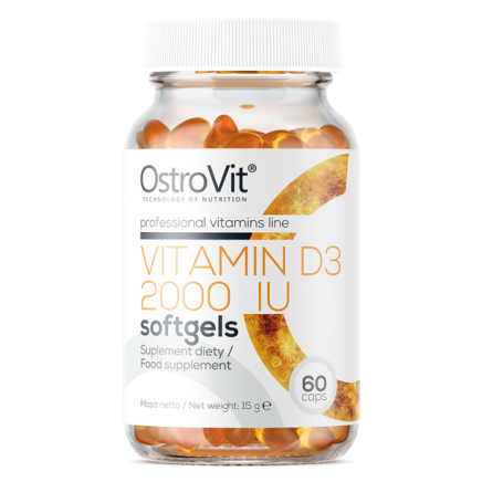 OST-221954 - Vitamin D3 2000 IU 60 Softgels в категория Витамини. Vitamin D3 2000