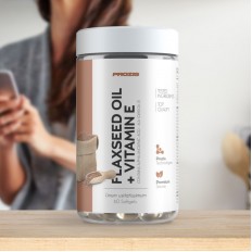 Flaxseed Oil + Vitamin E 60 гел-капсули
